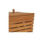 Laundry Basket 30 X 30 X 45 Cm Solid Teak Wood