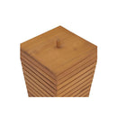 Laundry Basket 30 X 30 X 45 Cm Solid Teak Wood