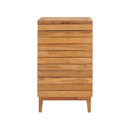 Laundry Basket 40 X 40 X 70 Cm Solid Teak Wood