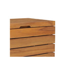 Laundry Basket 40 X 40 X 70 Cm Solid Teak Wood
