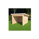 Lawn Mower Garage Solid Pine Wood 19 Mm