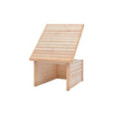 Lawn Mower Garage Solid Pine Wood 19 Mm