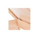 Lawn Mower Garage Solid Pine Wood 19 Mm