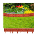 Lawn Divider With Brick Design 11 Pcs