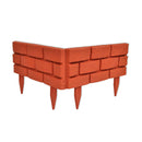 Lawn Divider With Brick Design 11 Pcs