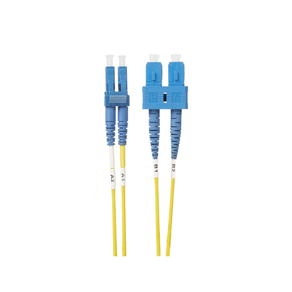 Lc To Sc Os1 Os2 Singlemode Fibre Optic Cable Yellow