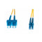 Lc To Sc Os1 Os2 Singlemode Fibre Optic Cable Yellow