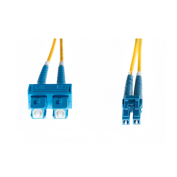 Lc To Sc Os1 Os2 Singlemode Fibre Optic Cable Yellow