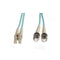 Lc To St Om4 Multimode Fibre Optic Duplex Lszh Patch Lead