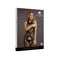 Le Desir Crotchless Leopard Bodystocking Black One Size