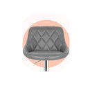 Leather Diamond Style Set Of 2 Bar Stools