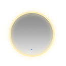Led Wall Mirror Round Anti Fog Bathroom Mirrors Makeup Light Decor