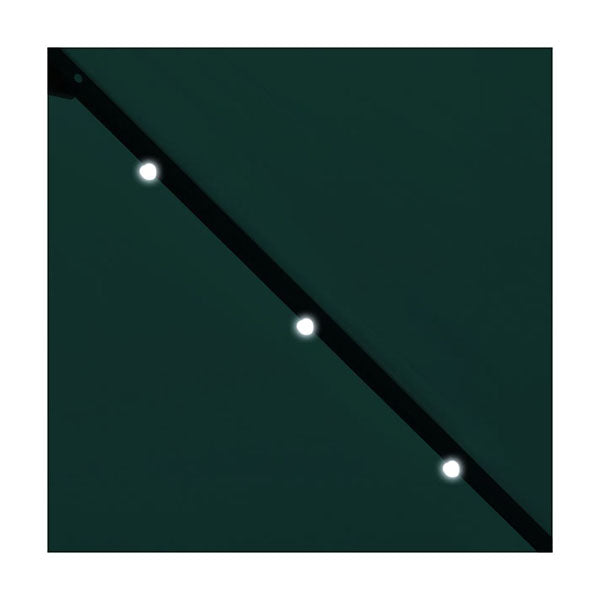 Led Cantilever Umbrella 3 M Green