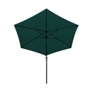 Led Cantilever Umbrella 3 M Green