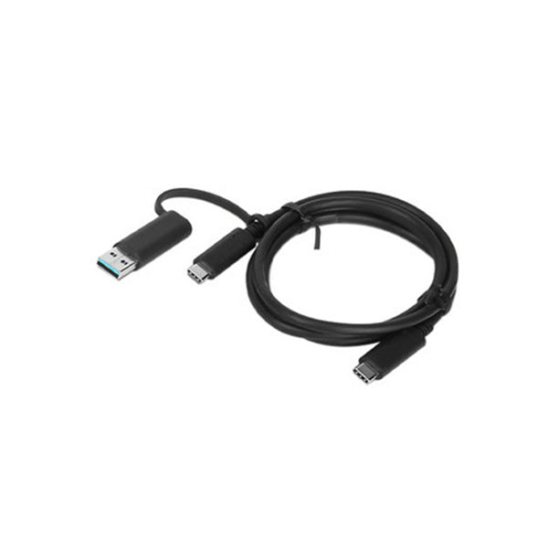 Lenovo Hybrid Usb C Cable With Usb A Adapter 2M