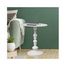 Side Table Vintage End Round Tabletop