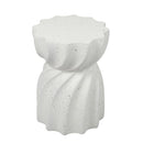Magnesia Stool Stone Style Top 35Cm Side Table