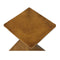 32Cm Side Table Terrazzo Geometric Shape Magnesia Stool Brown