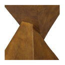 32Cm Side Table Terrazzo Geometric Shape Magnesia Stool Brown