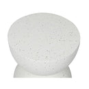 Side Table Terrazzo Hourglass Shape Magnesia Stool 40Cm