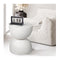 Side Table Terrazzo Hourglass Shape Magnesia Stool 40Cm