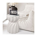 Magnesia Stool Stone Style Top 35Cm Side Table