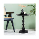Side Table Vintage End Round Tabletop
