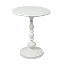 Side Table Vintage End Round Tabletop