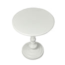 Side Table Vintage End Round Tabletop