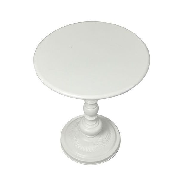 Side Table Vintage End Round Tabletop