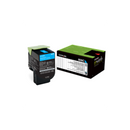 Lexmark 808C Cyan Return Toner Cartridge 1K