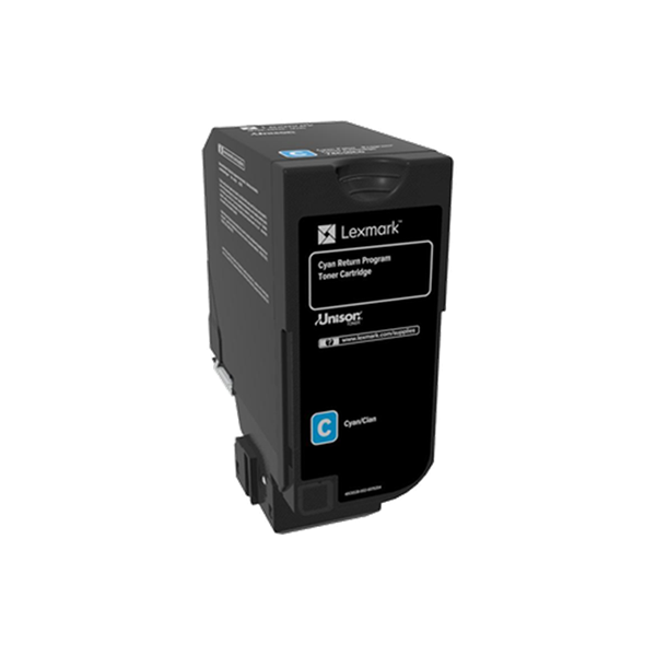 Lexmark Cyan Return Program Toner Cartridge 3K