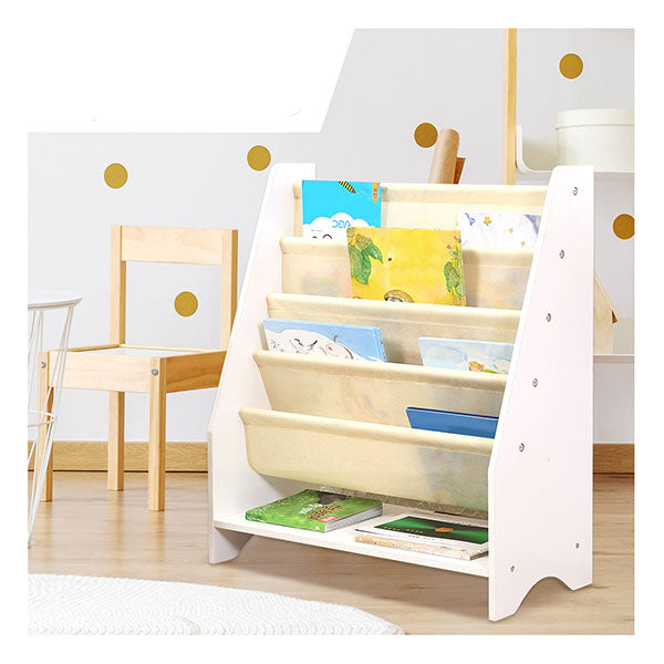 Kids Bookshelf Bookcase Magazine Rack Wooden Organiser Shelf Rack Children