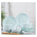 Light Blue Ceramic Dinnerware Set Of 8