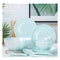 Light Blue Ceramic Dinnerware Set Of 9