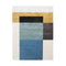 Light Dancing Blue And Yellow Geometric 120 X 160Cm Rug