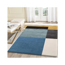 Light Dancing Blue And Yellow Geometric 120 X 160Cm Rug