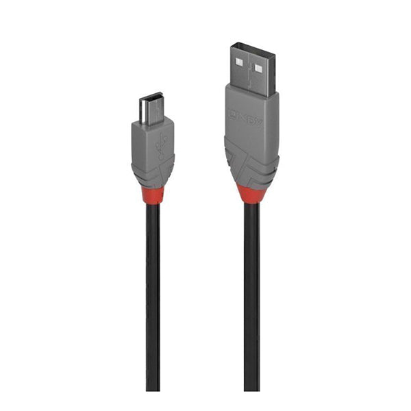 Lindy 1M Usb A To Mini B Cable Anthra Line