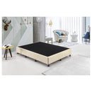 Linen Fabric Bed Base King Single Size