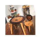 Lion Table With 2 Chairs Set