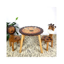 Lion Table With 2 Chairs Set