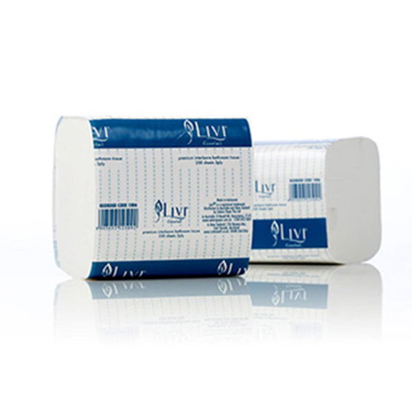 Livi Essentials Interleaved 2-Ply Toilet Tissues (250 Sheet)