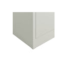 Locker Cabinet 90 X 40 X 180 Cm Steel Light Grey
