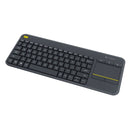 Logitech K400 Plus Touch Wireless Keyboard - Black