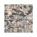 Lotus Grey Hallway Runner Contemporary Rug
