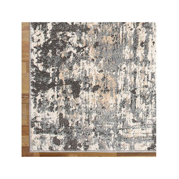 Lotus Grey Hallway Runner Contemporary Rug