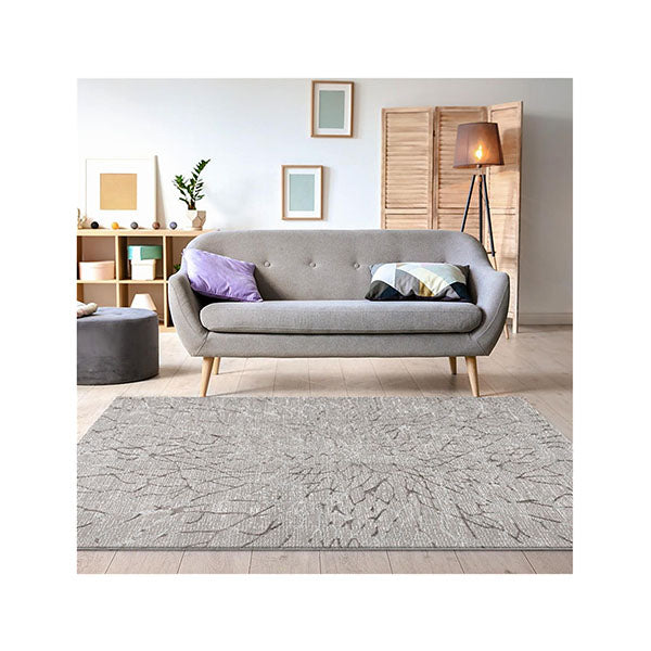 Lotus Grey Hallway Runner Rug