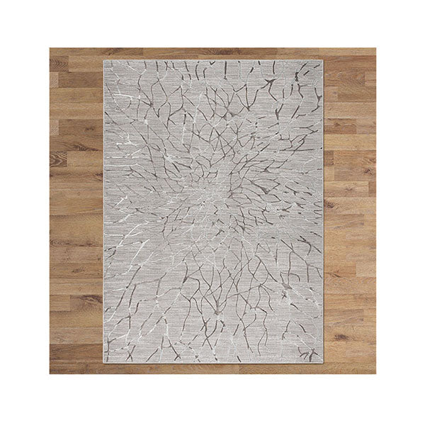 Lotus Grey Hallway Runner Rug