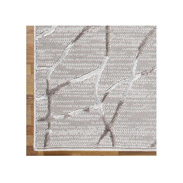 Lotus Grey Hallway Runner Rug