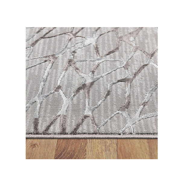 Lotus Grey Hallway Runner Rug